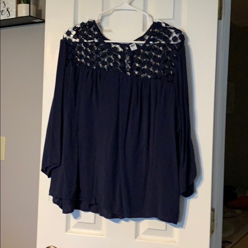 Blue Old Navy babydoll top